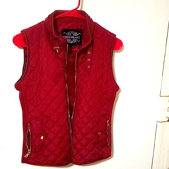 Chocolate Jackets & Blazers - Padded quilted vest by chocolate